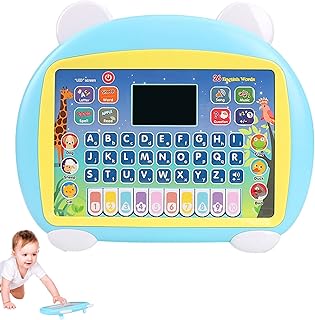 Ailopta 5 Pcs Learning Tablet | Toddler Musical Play Tablet - Touch Learning Pad with Games To Learn Letters, Numbers, Music & Words, Learning Toys for 4 5 6 Years Old