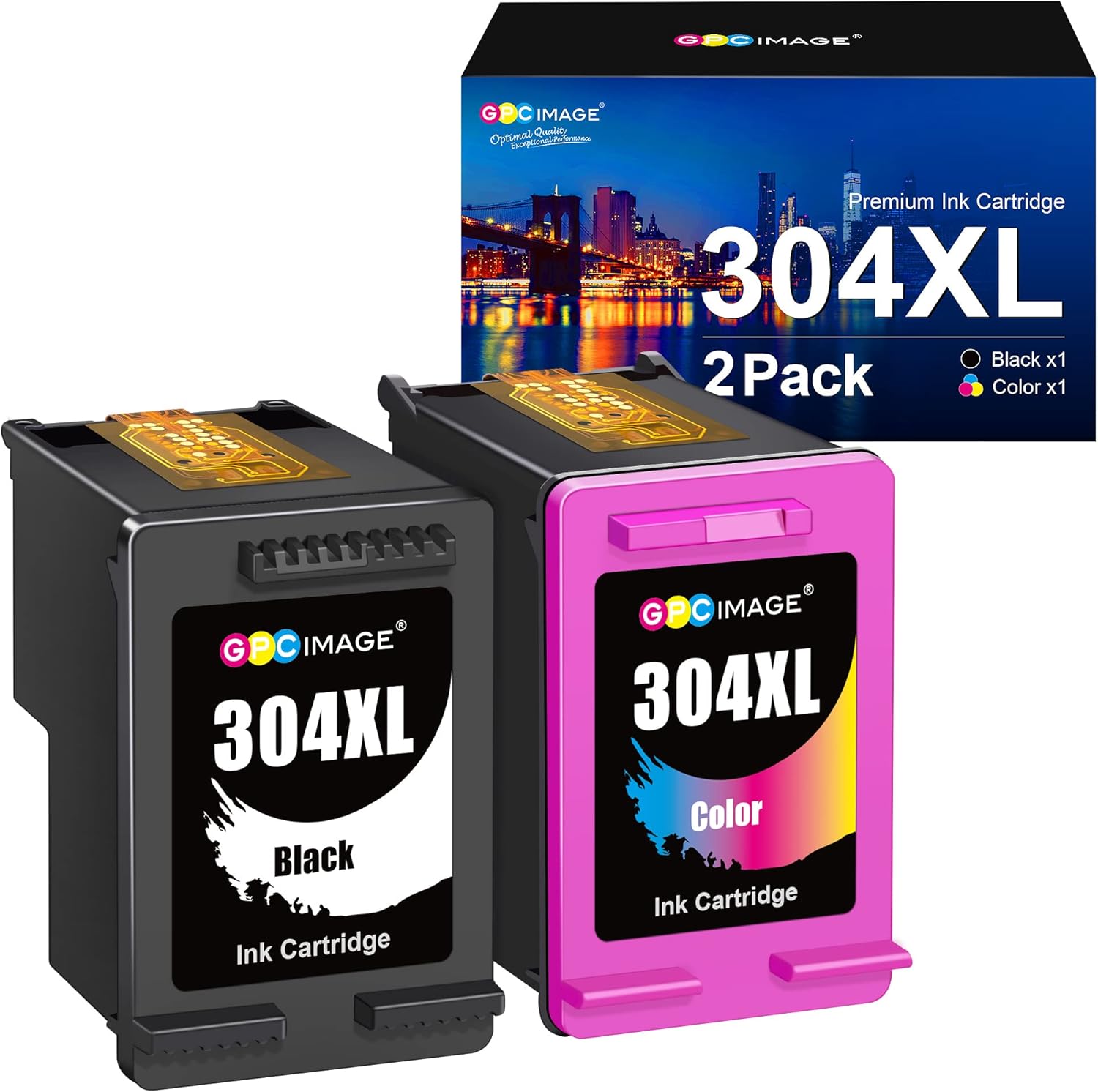 Cartouche D'encre Noire 304 XL Compatible HP Deskjet 2633, 2620, Envy 5020 - Non OEM