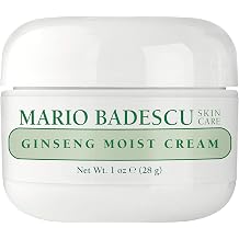 Mario Badescu Ginseng Moist Cream Lightweight Daily Face Moisturizer | Re-energizing, Skin-replenishing Moisturizer Face Cream | Skin Care that Brightens, Nourishes, Smooths | 1 Oz