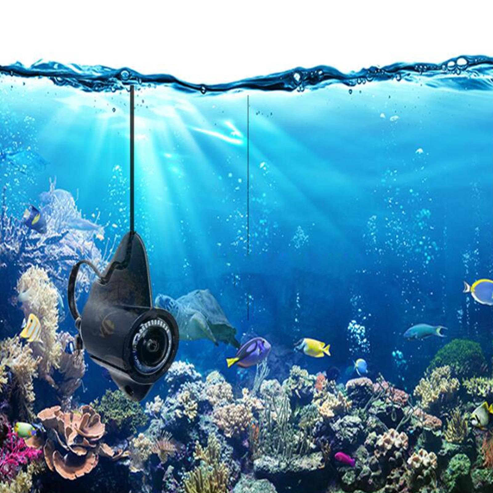 MERISHOPP Underwater Fishing Camera Fishing Gear Fish Finding for Open Water Sea River 15m Camera-image-26