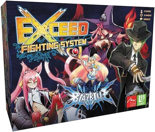 Level 99 Games Blazblue Exceed Fighting System HAZAMA Box  Juego de arcade de mesa  Juego de estrategia de combate para adultos y adolescentes  A