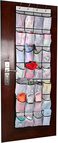 Miniatura 3 de Cruise Essentials - Organizador de zapatos para colocar sobre la puerta, ganchos magnéticos para Royal