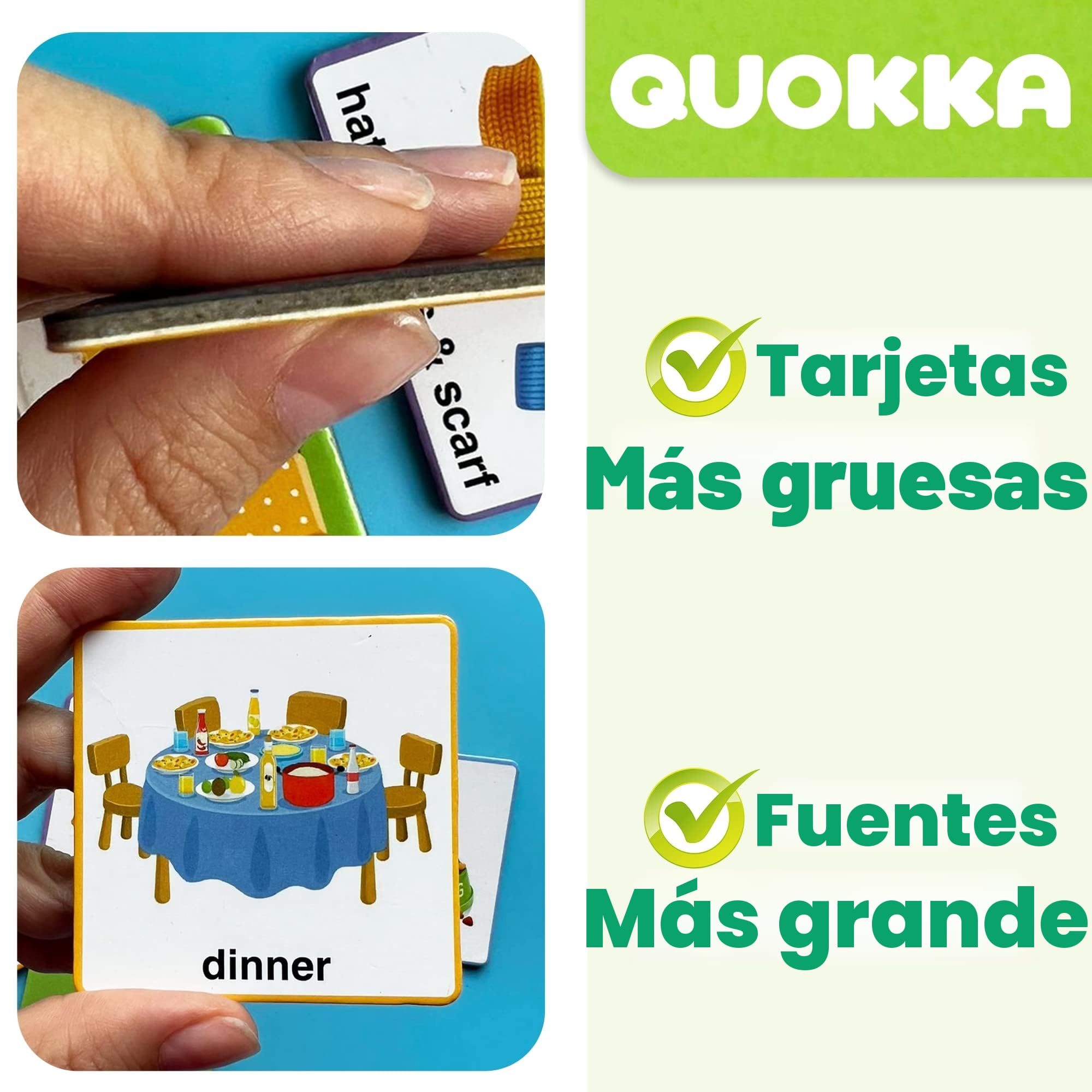 QUOKKA 95 Juguetes para Cartas de tareas de recompensa para niños pequeños autistas 1-3 - Versión Inglesa Horario Visual para niños con Autismo 2-4 - Herramientas para el TDAH para niños 5-7