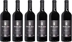 Kit 6 Vinhos Bordô Suave Família Carra 750 ml Gourmet Present Drink Especial Natal Coquetel Exótico Premium