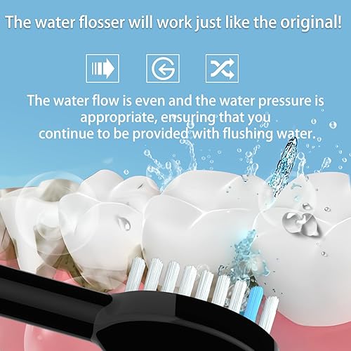 Miniatura 10 de Cabezales de repuesto para cepillos de dientes compatibles con Waterpik Sonic Fusion SF01 SF02Sonic Fusion 2.0 SF03 SF04, 6 cabezales de repuesto