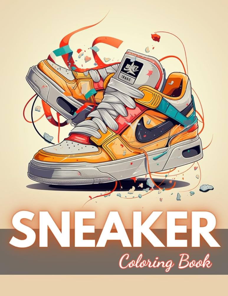 Amazon.com: Sneaker Coloring Book: 100+ New Designs for All Ages Amazon.com: Sneaker Coloring Book: 100+ New Designs for All Ages