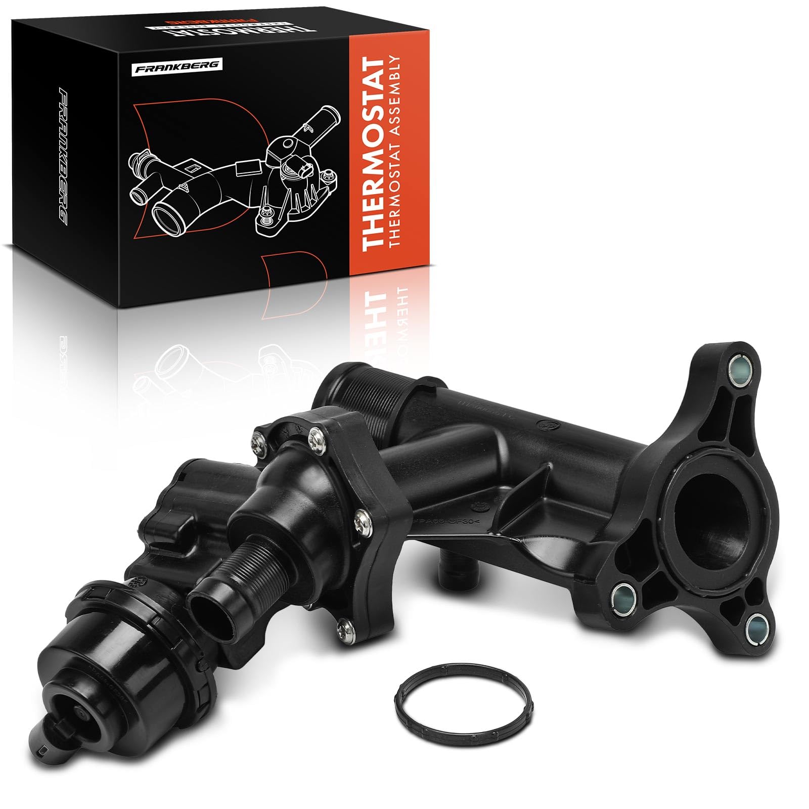 Frankberg Refrigerante del Termostato Compatibile con Classe C W205 Classe C T-Model S205 Espace V JR Fluence L3 Grand Scénic III JZ0/1 Grand Scénic IV R9 KadSìr HA HL Replace# 110600686R