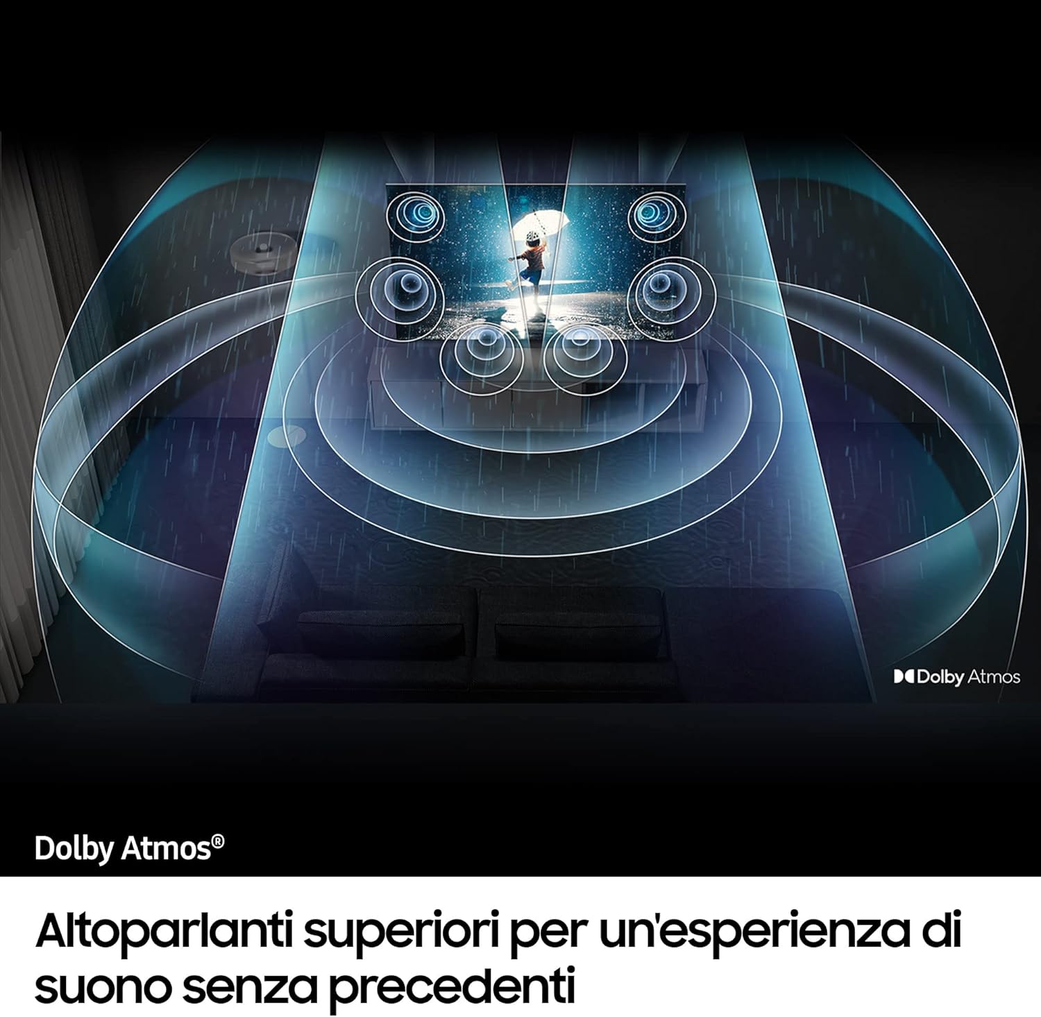 Samsung TV Neo QLED QE65QN85CATXZT, Smart TV 65 Serie QN85C, Neo QLED 4K UHD, Dolby Atmos, Alexa e Google Assistant integrati, Bright Silver, 2024, DVB-T2 Samsung TV Neo QLED QE65QN85CATXZT, Smart TV 65 Serie QN85C, Neo QLED 4K UHD, Dolby Atmos, Alexa e Google Assistant integrati, Bright Silver, 2024, DVB-T2