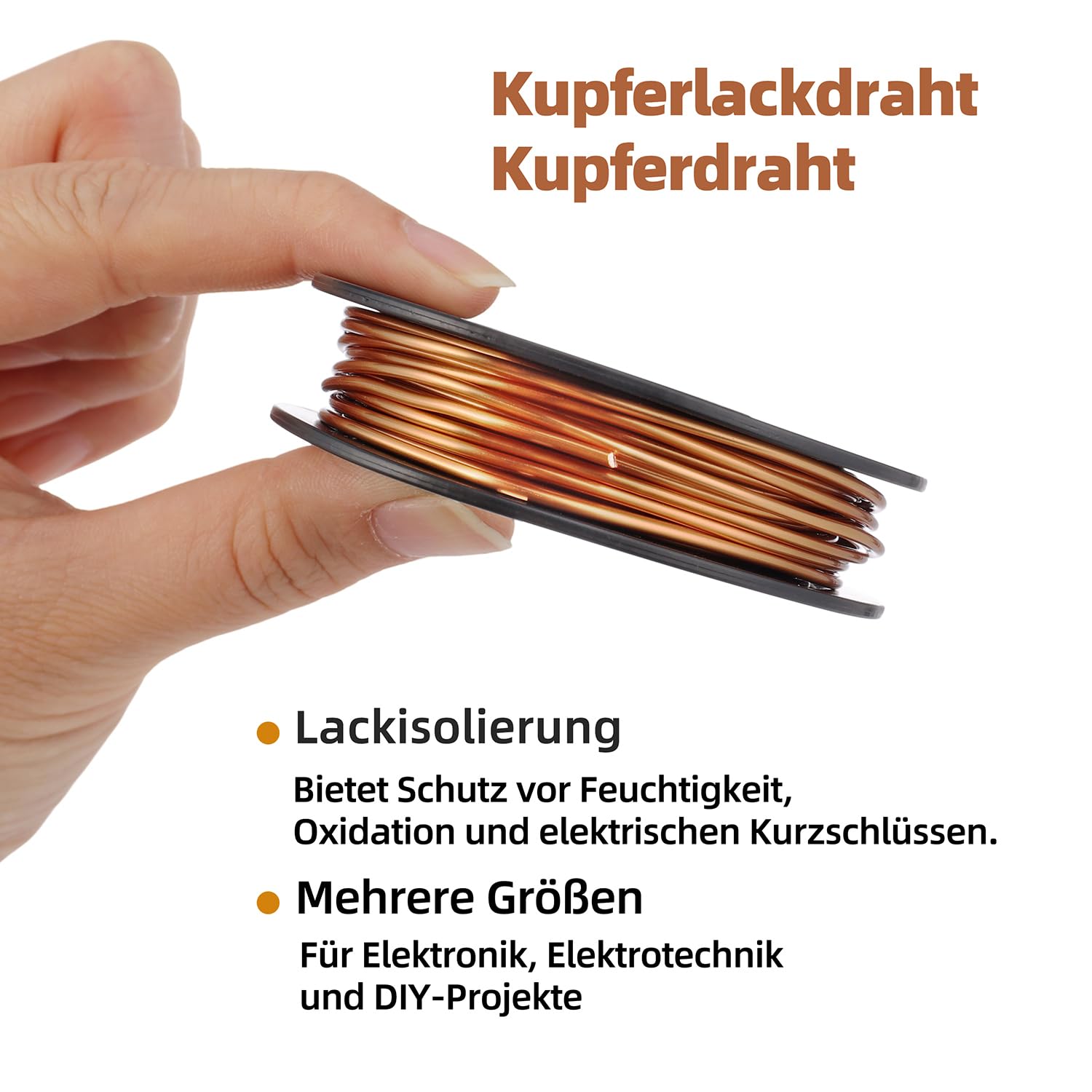 Zuiver koperdraad, 0,5/0,8/1/1,5/2/2,5/3 mm, blanker T2 koperdraad, 500 g koperen spoel voor tuinieren, pure koperen kabel voor elektrotechniek en doe -het-zelf handwerk (0,5 mm-287 m Zuiver koperdraad, 0,5/0,8/1/1,5/2/2,5/3 mm, blanker T2 koperdraad, 500 g koperen spoel voor tuinieren, pure koperen kabel voor elektrotechniek en doe -het-zelf handwerk (0,5 mm-287 m