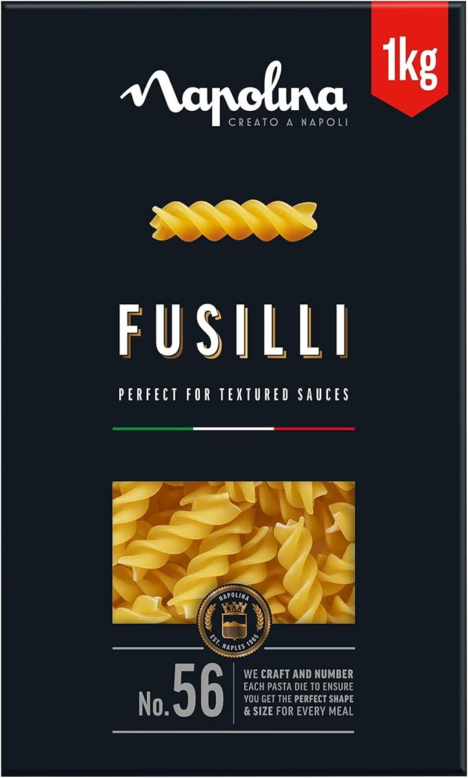 Napolina Fusilli, 1kg Amazon.co.uk Grocery