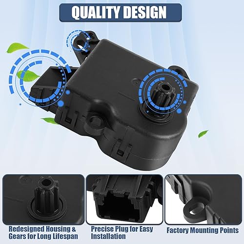 Miniatura 4 de Actuador de puerta de mezcla de calentador HVAC para Ford F-150 2009-2014, Ford Expedition 2010-2017, Lincoln Navigator 2009-2016, OE 604-252,