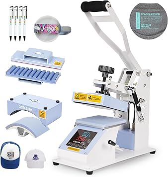 Amazon.com: PYD Life 3 in 1 Mini Combo Heat Press Machine for Label Tag ...