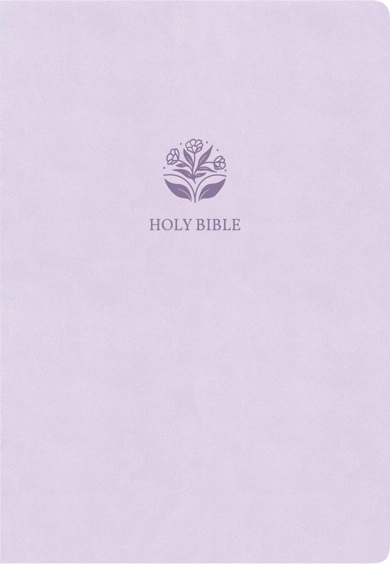 KJV Large Print Compact Reference Bible, Lavender LeatherTouch