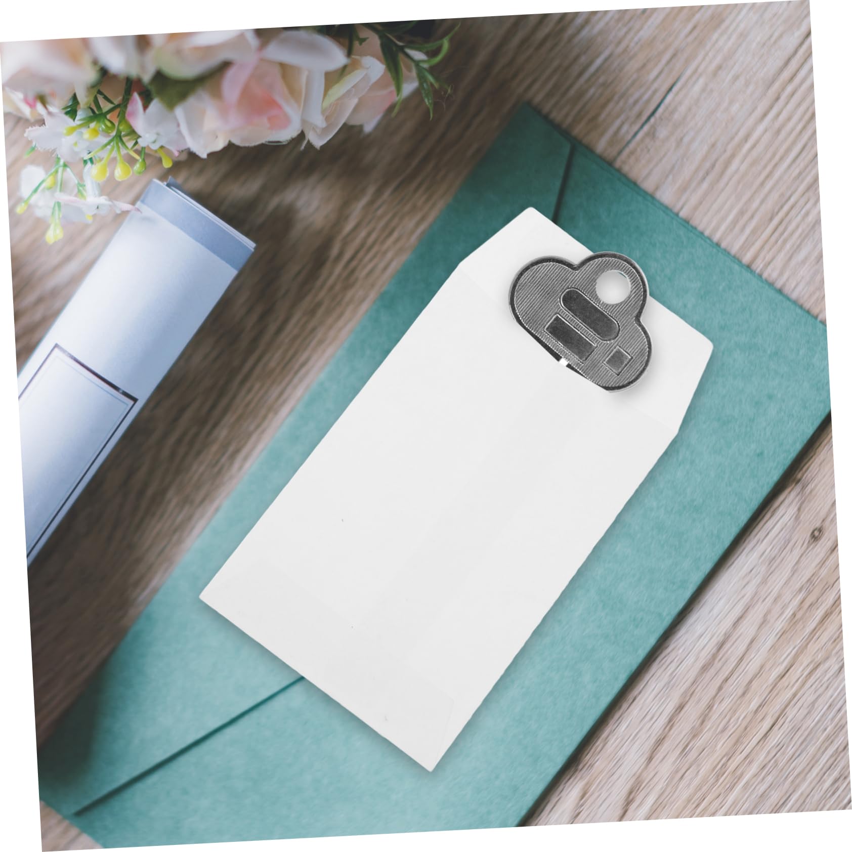 PartyKindom 4 Ensembles Enveloppes Transparentes Pour Enveloppes Colorées Pour Et Organisation De Petits Objets 100 Pièces * 4