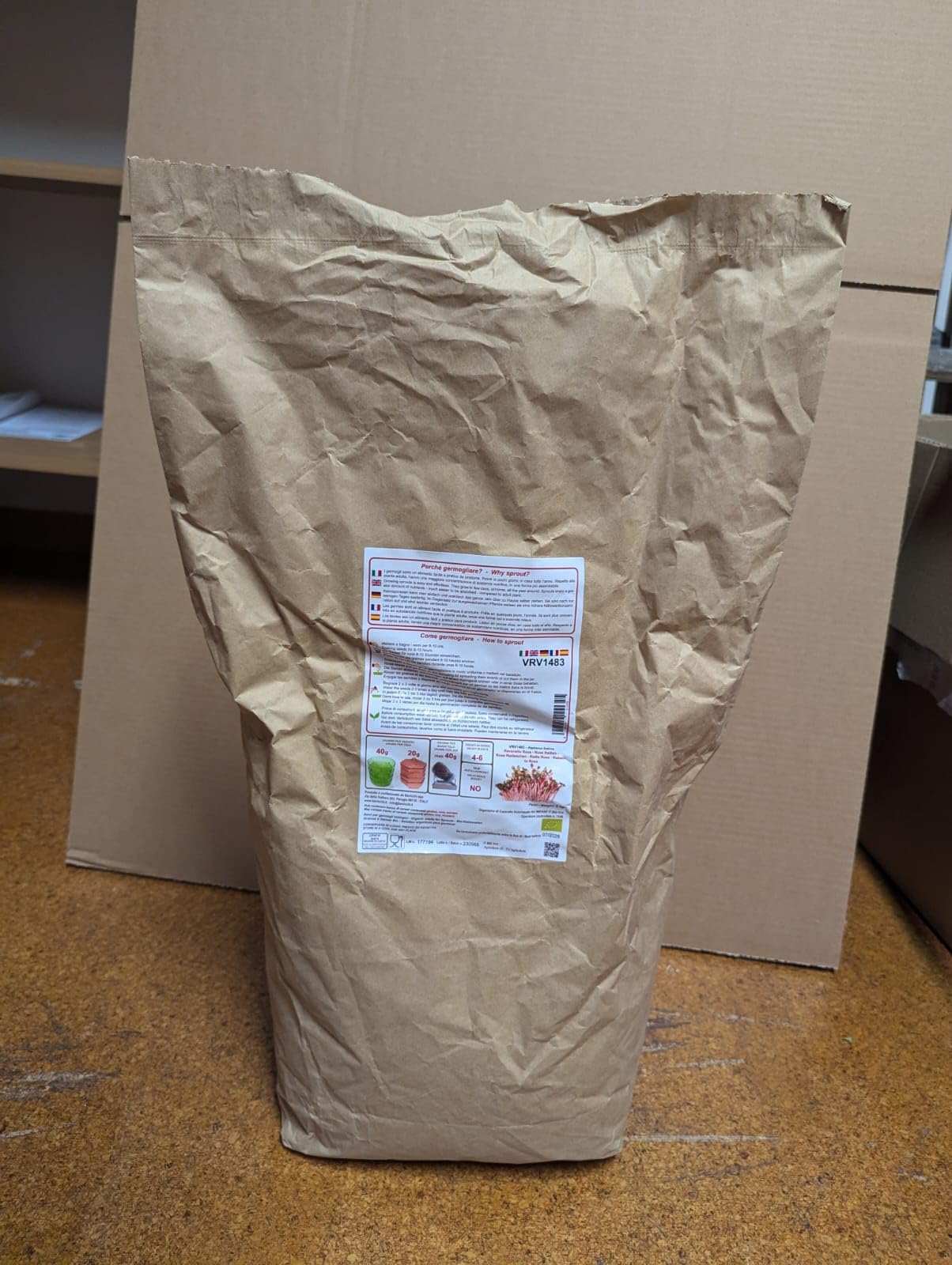 Radis Rose - Graines à germer bio - 5kg