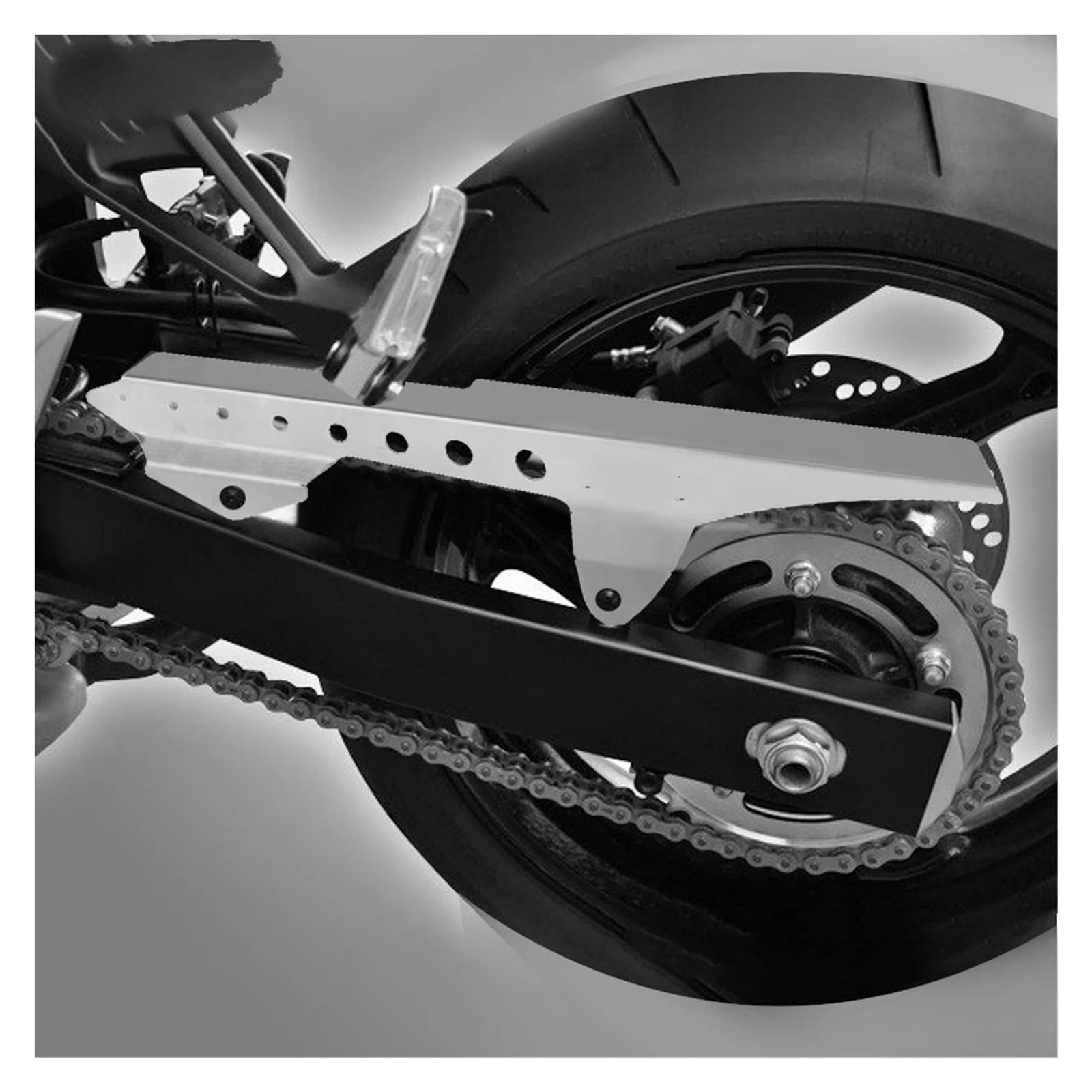 Pasuje Do Suzuki GSX650F GSF600 Bandit SV650 N/S 1999-2016 Osłona Łańcucha Zębatki Tylnej Błotnika osłona zębatki silnika łańcucha