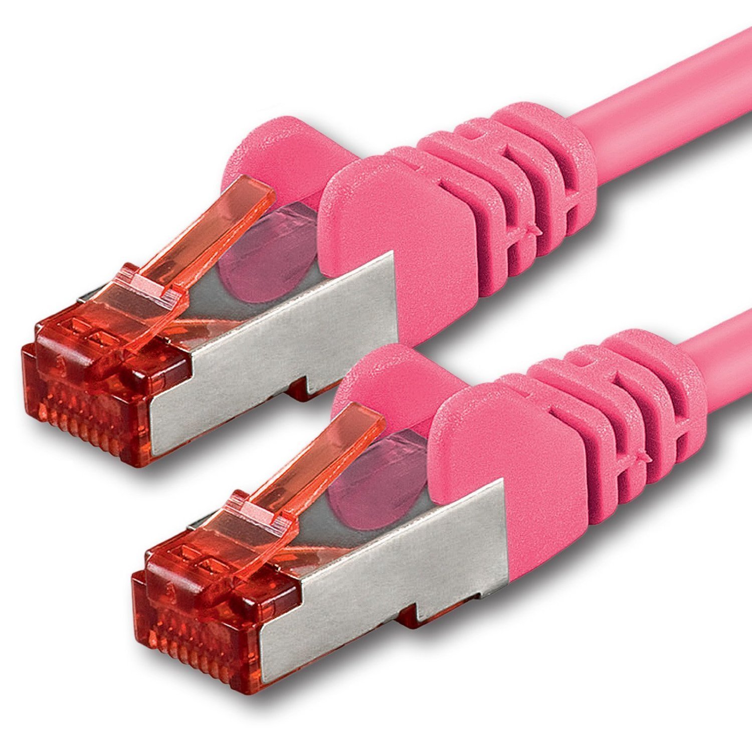 1aTTack - Cable de red SFTP PIMF con 2 conectores RJ45 de doble apantallamiento CAT 6 amarillo 30m — view 56