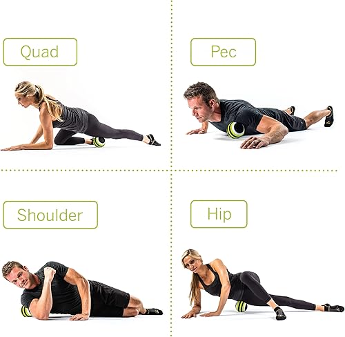 Miniatura 6 de TriggerPoint Grid - Rodillo de masaje de espuma multidensidad patentado (espalda, cuerpo, piernas) para ejercicio, recuperación de tejidos profundos
