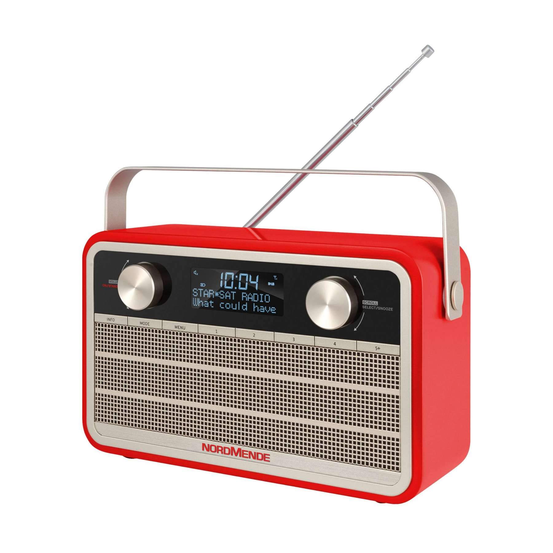 TECHNISAT Transita 120 Radio Digital portátil Dab con batería integrada Rojo