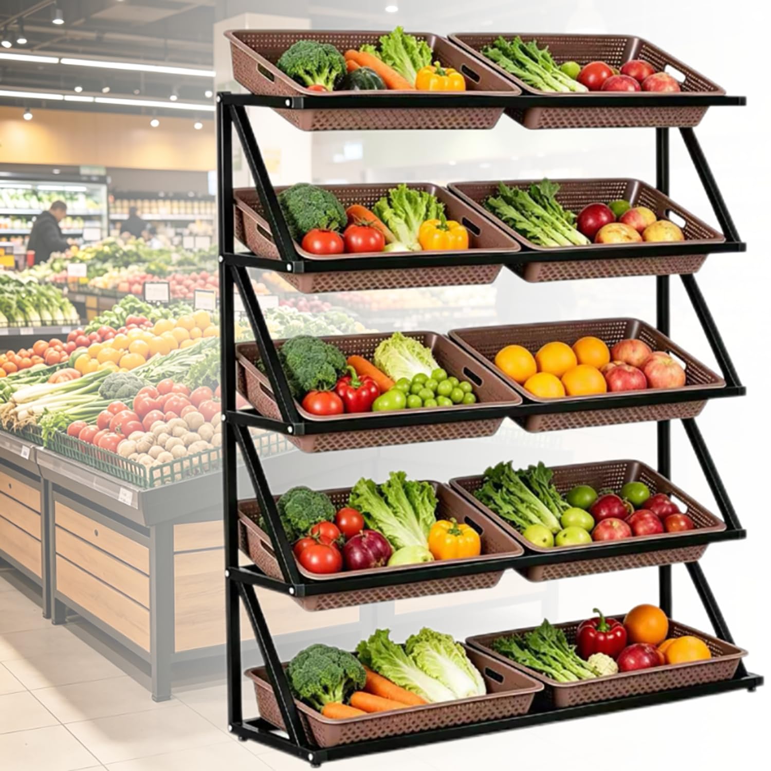 Estantería para frutas y verduras: la solución definitiva a la falta de espacio en despensa