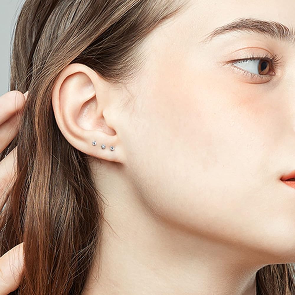 アクセサリー Petit Wave PAIR Pierced Earrings Amazon.com: LOLIAS 18 Pairs Tiny Stud Earrings Small Stainless