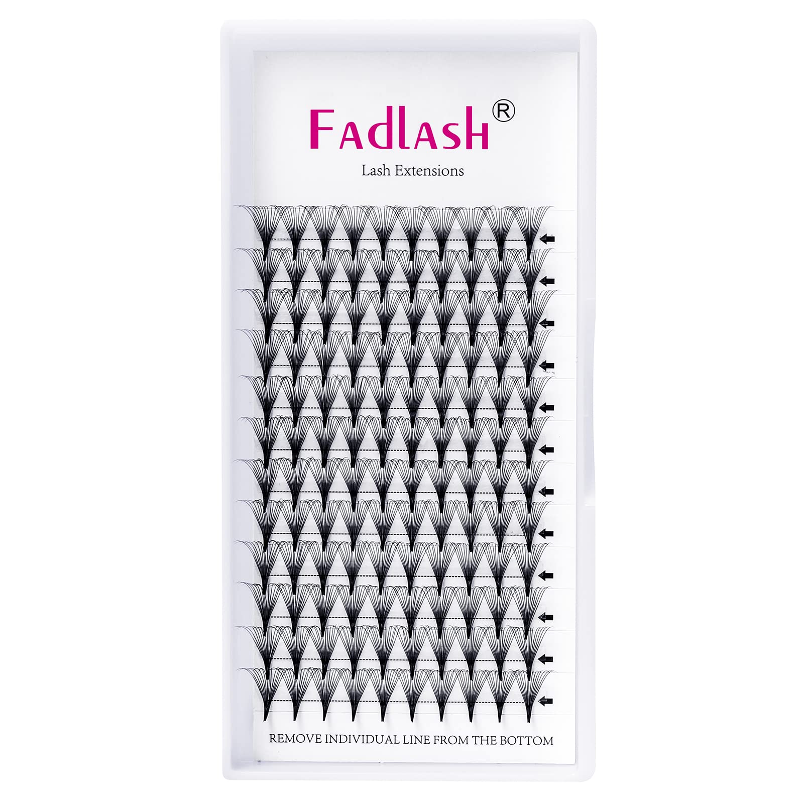 Volumen Ruso 10D 0.07mm C Curl 15mm Prefabricados Extensiones de Pestañas Volume Lashes Extension Ruso Pestañas — view 204
