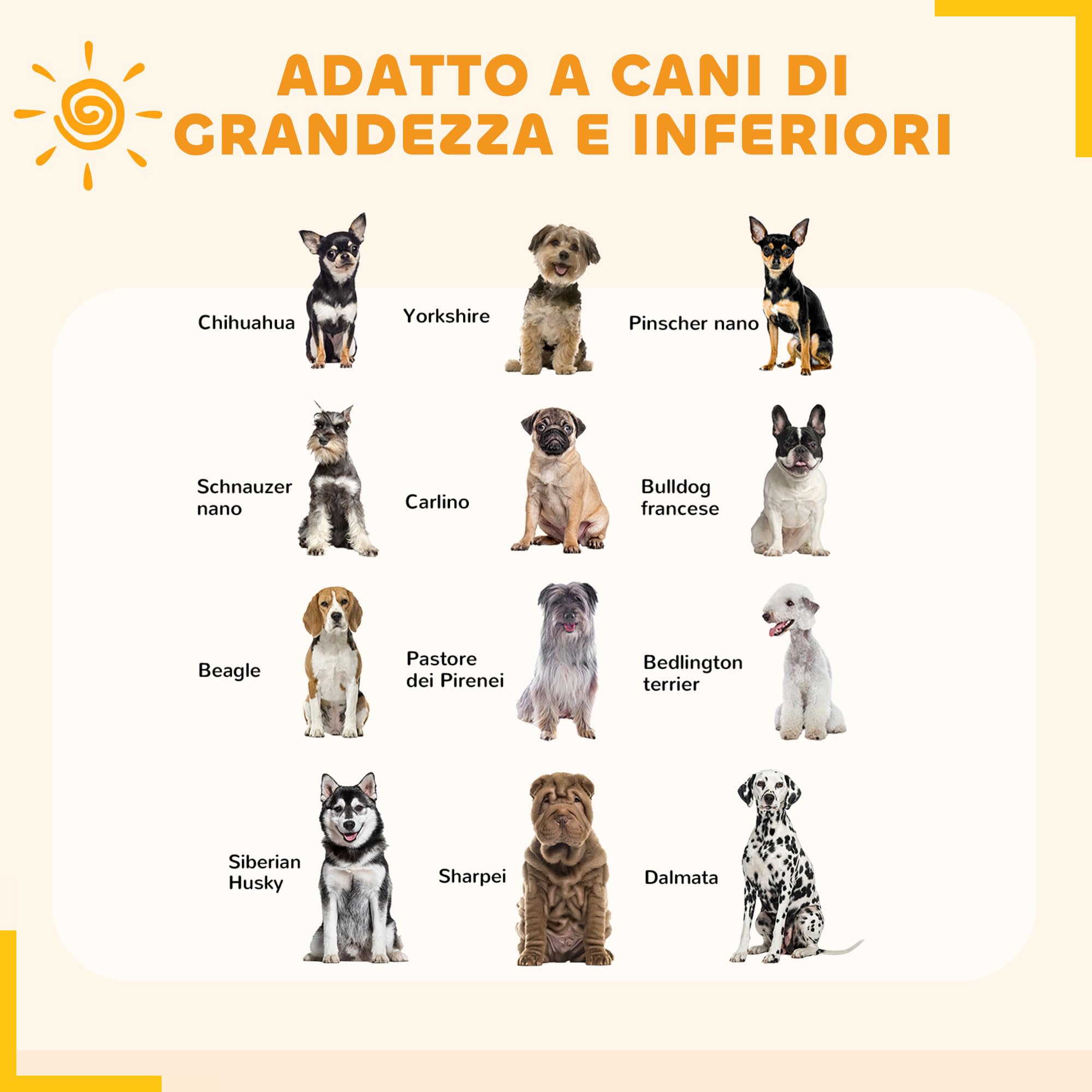 PawHut Box per Cani Taglia Piccola, Media e Grande a 8 Pannelli Modulabili da Interno ed Esterno, Cancello per Cani in Acciaio con 9 Picchetti, 164x164x100 cm, Nero