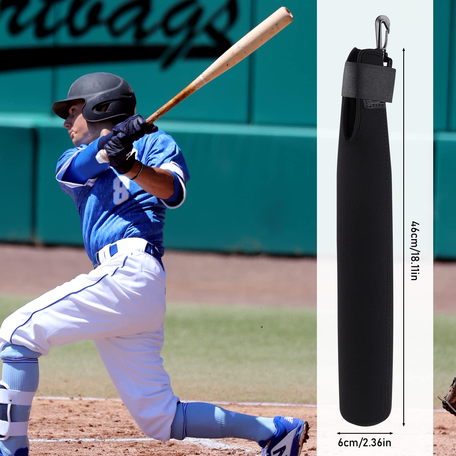 2pcs Baseball Bat Sleeve Warmer And Protector Softball Bat - View #6
