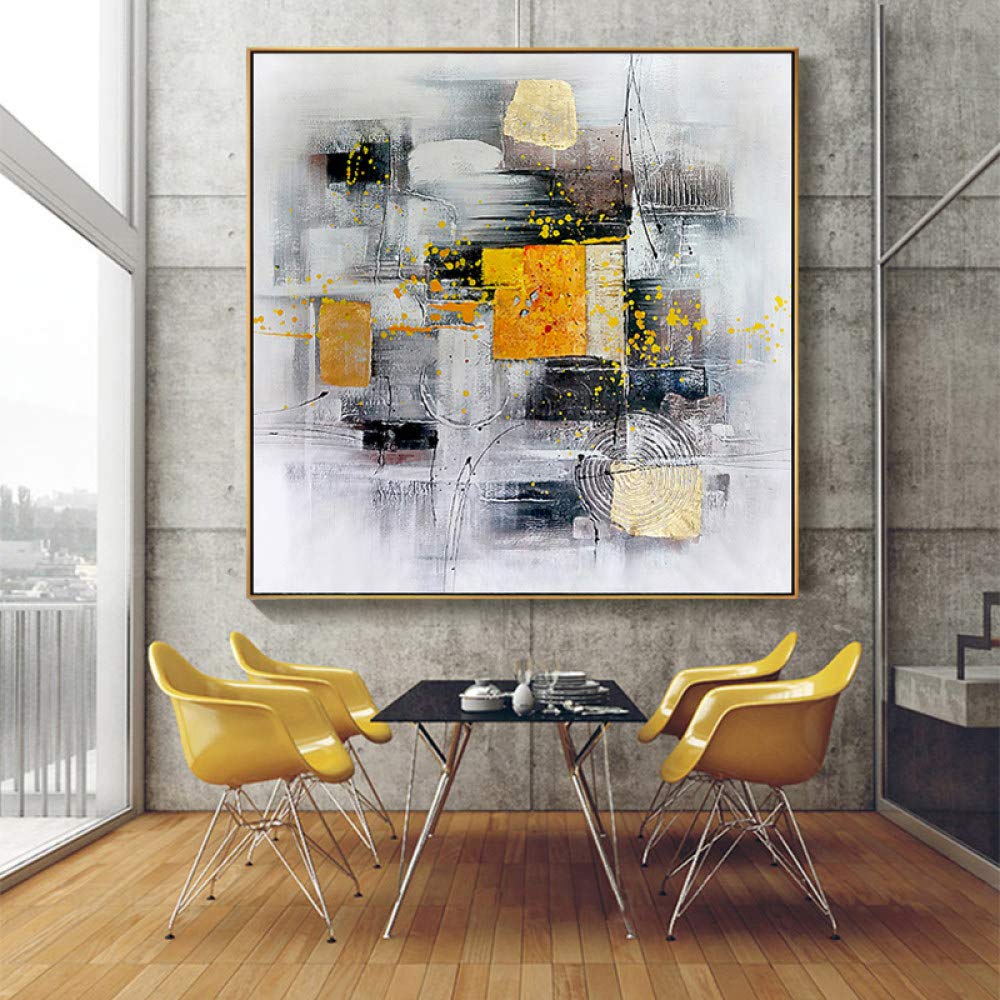 Peinture à l'huile avec texture 3D épaisse d'une ballerine abstraite