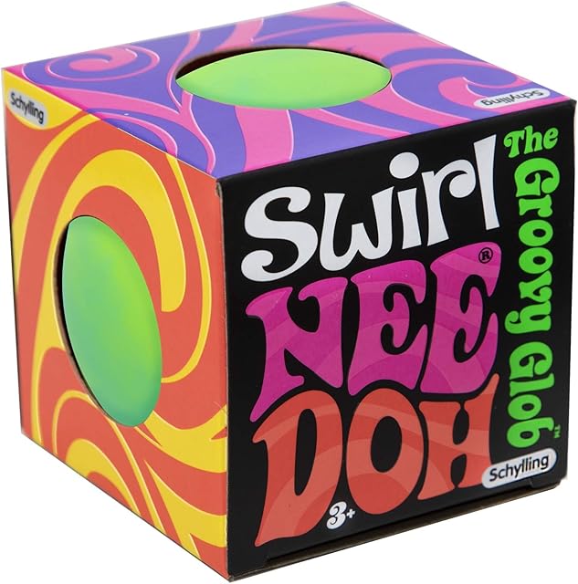 Schylling SC-SWND Swirl NEE DOH, Assorted Designs and Colours
