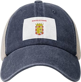 Bandera de Ciudad de Panam Baseball Cap for Men Women Vintage Mesh Hat Trucker Hats Golf Caps