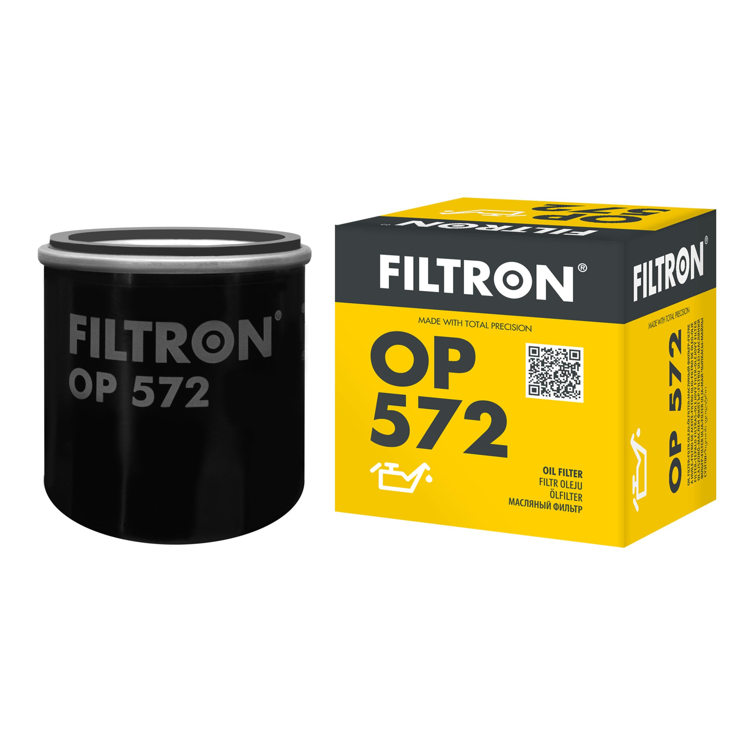 FILTRON OP 572 Oil Filter - for CARS + TRANSPORTERS