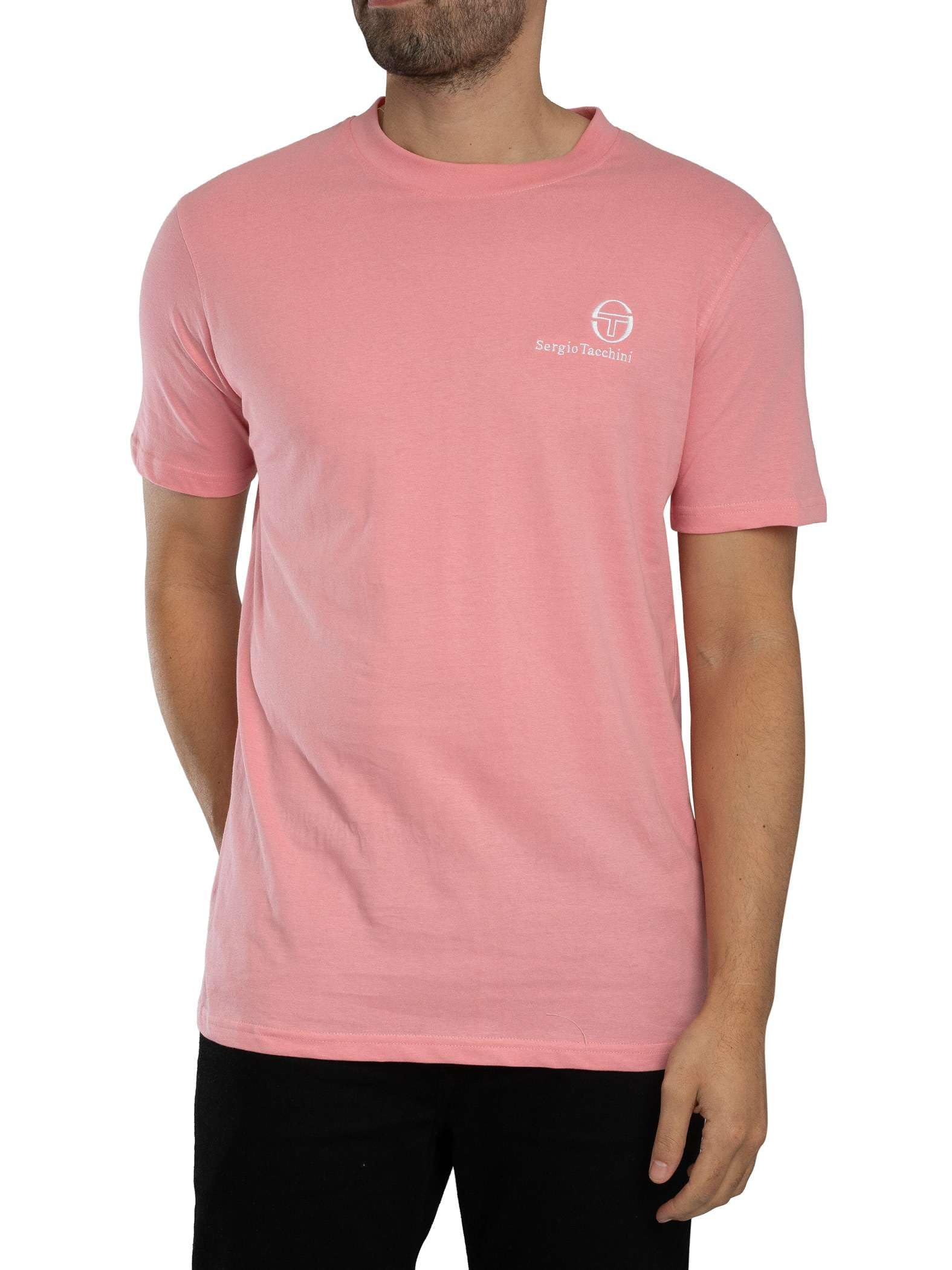 Sergio Tacchini Pink Felton T-Shirt Geranium - M