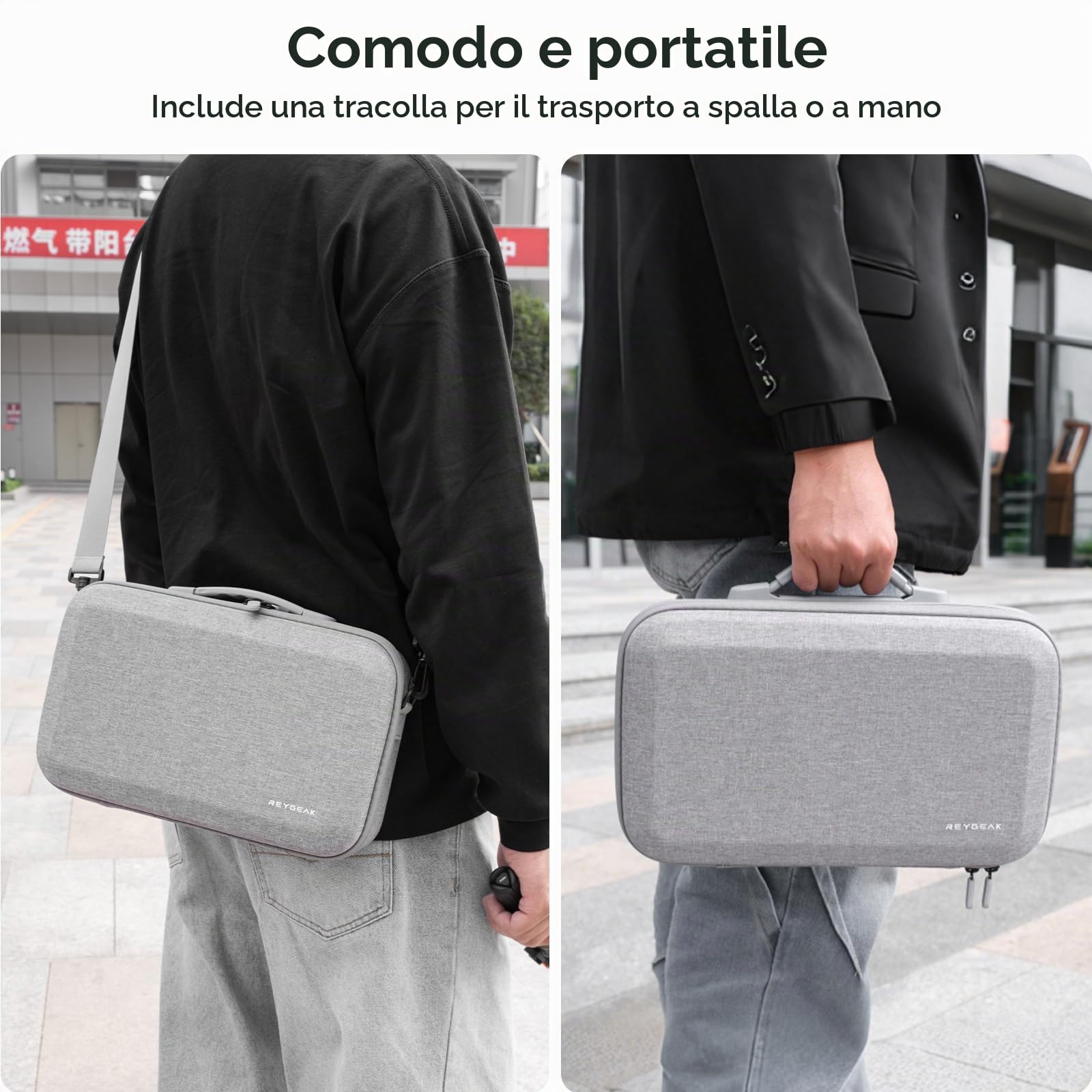 REYGEAK Mini 5 Pro RC Borsa, impermeabile e resistente all'usura, Borsa da viaggio portatile per DJI Mini 5 Pro Accessori con DJI RC Controller e altro accessorio