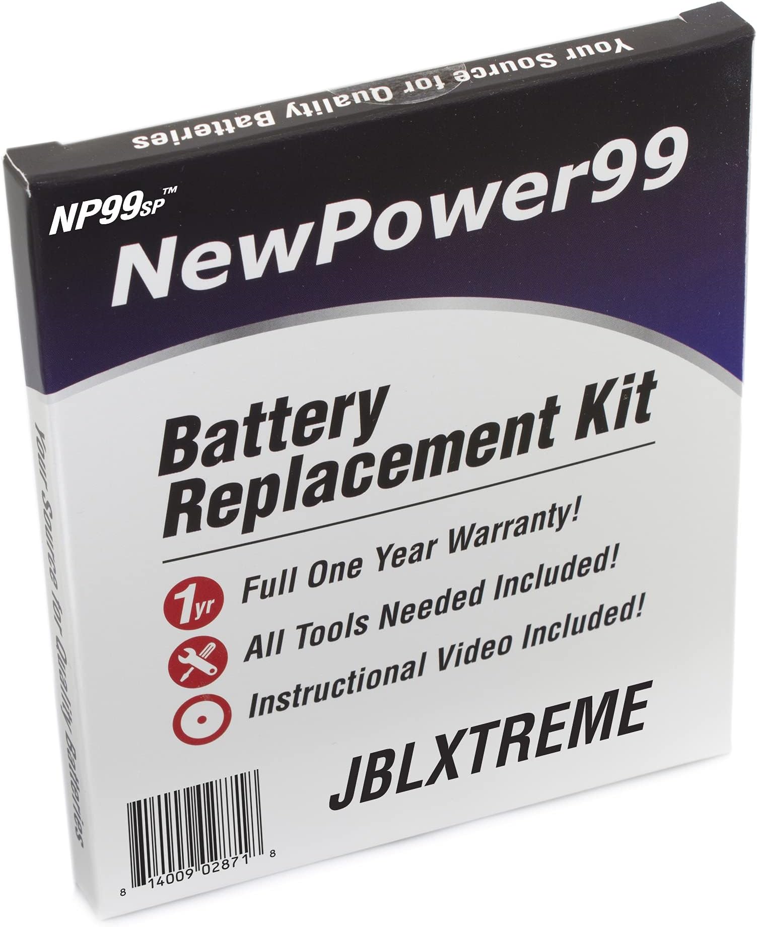NP99sp Battery Replacement Kit for JBL Xtreme (JBLXtreme) with Tools, Video Instructions, and Battery from NewPower99