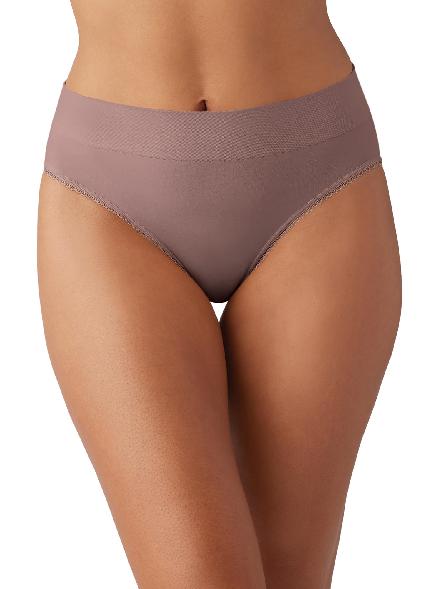 Wacoal womens Feeling Flexible Seamless Full Coverage Hi-cut Brief Panty, 871332