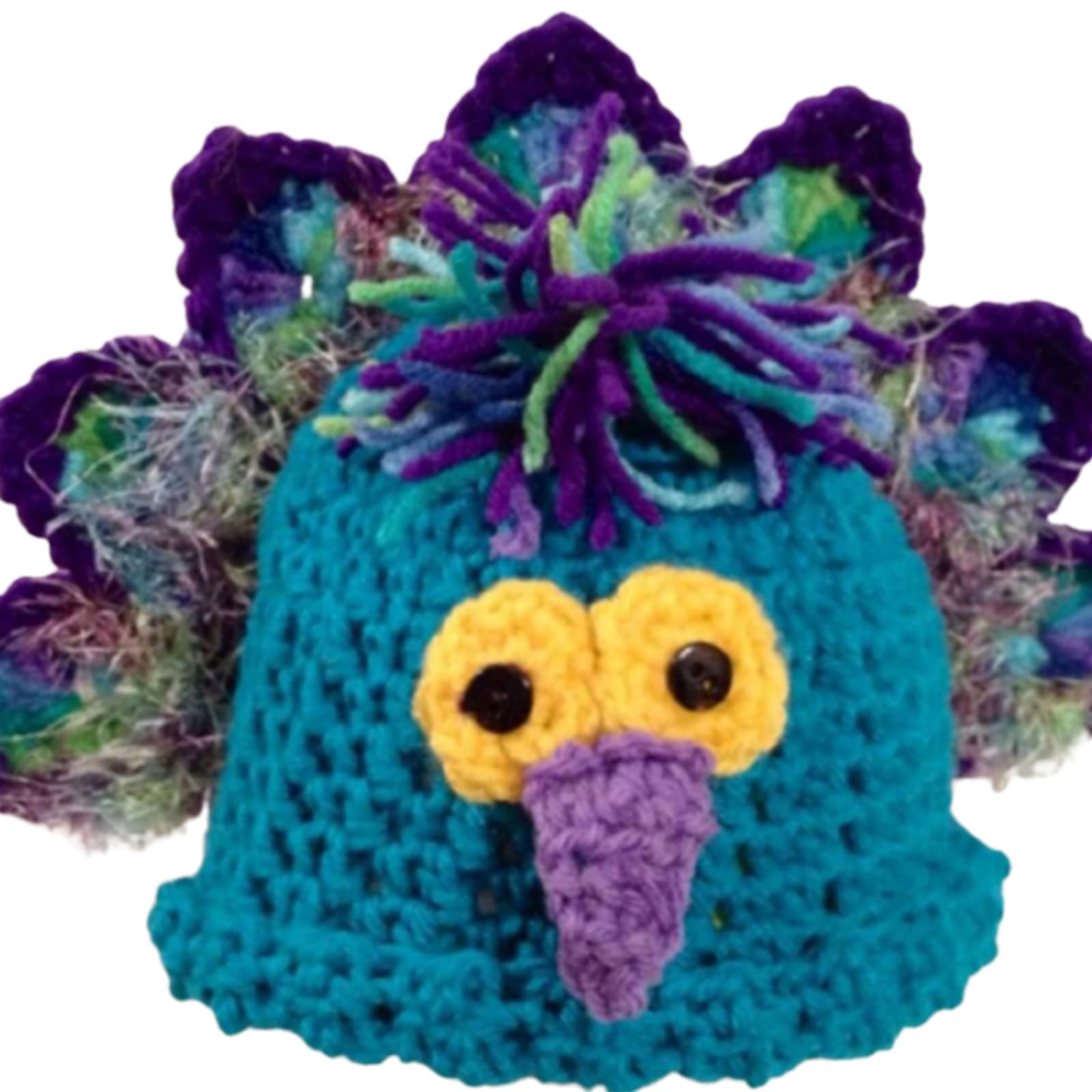 Jazuaiao Parent-Kids Knit 3D Turkey Thanksgiving Hat Unique Headwear Women Men Christmas Party Gift Birthday Halloween Knit Beanies Hats for Hats for Winter for Winter for Adult and Teens