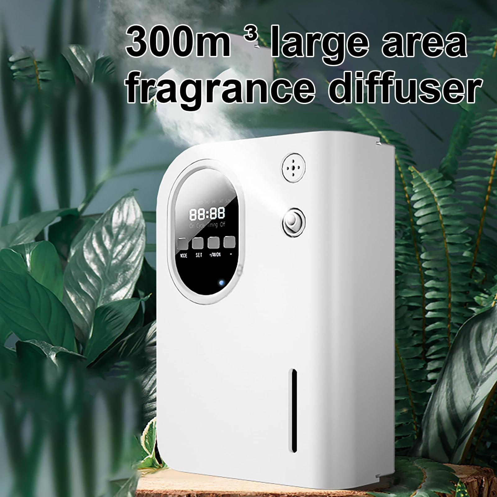 Dyfuzor zapachowy, 160 ml, montowany na ścianie, dozownik zapachów z pokryciem 300 m³, do restauracji, kin, barów, hoteli – komercyjny system nebulizacji