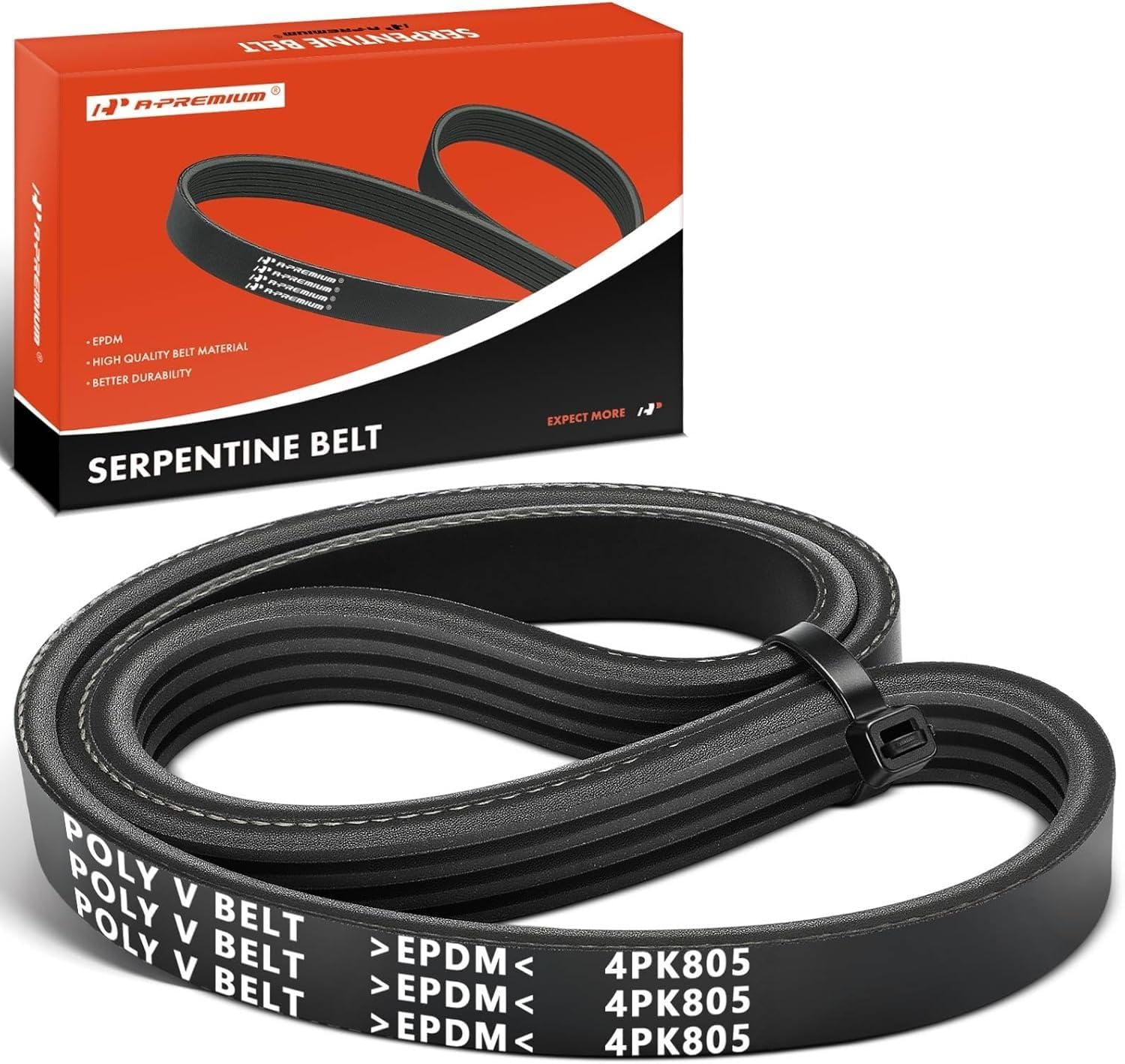 A-Premium Engine Serpentine Drive Belt Compatible with Subaru Outback 2008-2011, Forester 2009-2013, Impreza 2008-2014, WRX 2013-2016, WRX STI 2013-2021, H4 2.5L - Replace# 23979AA000-image-37