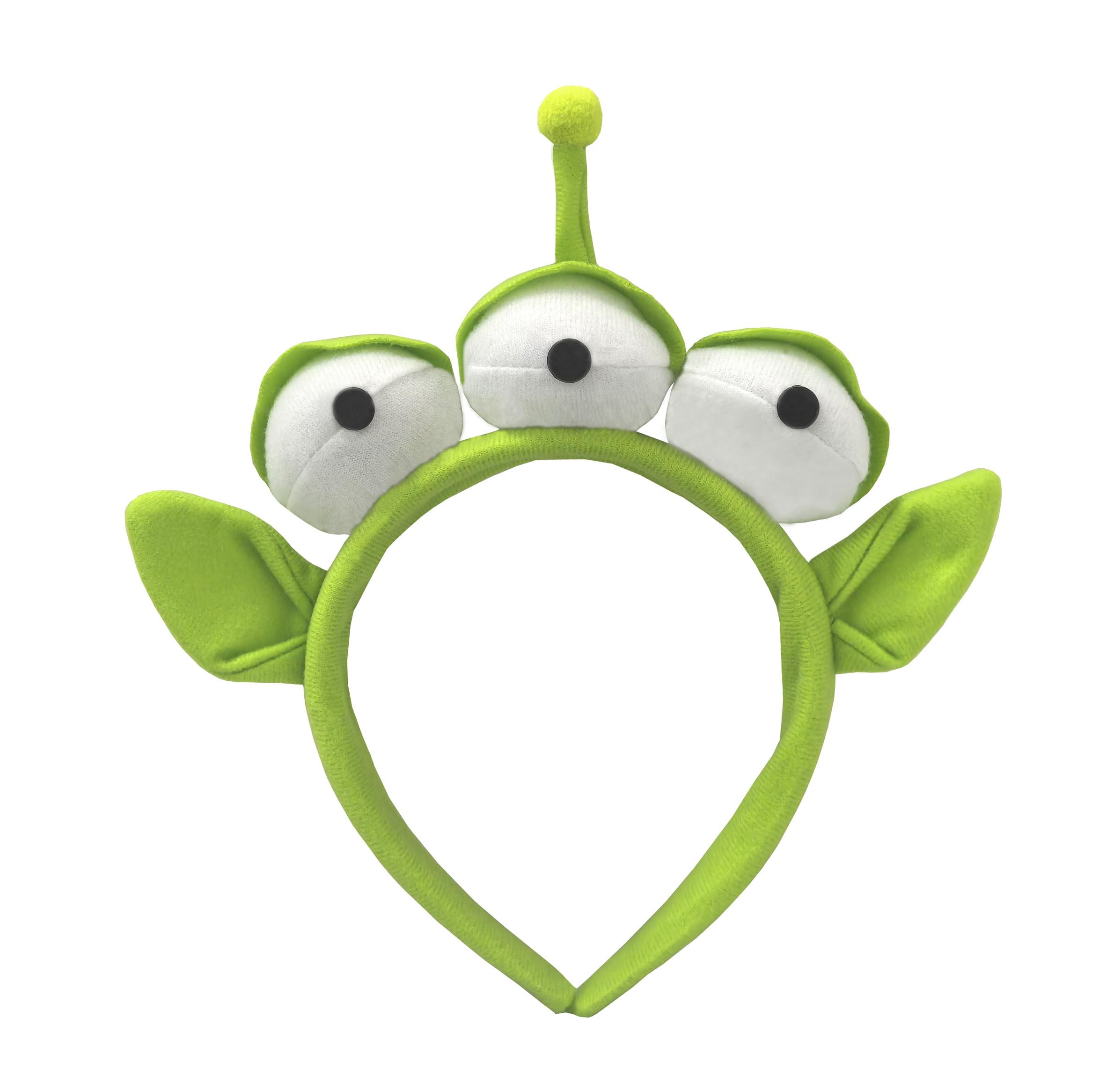 Sheliky Green Ears Headband Plush Monster Headbands Women Teens Halloween Dress Up Christmas Theme Party Costume Accessories