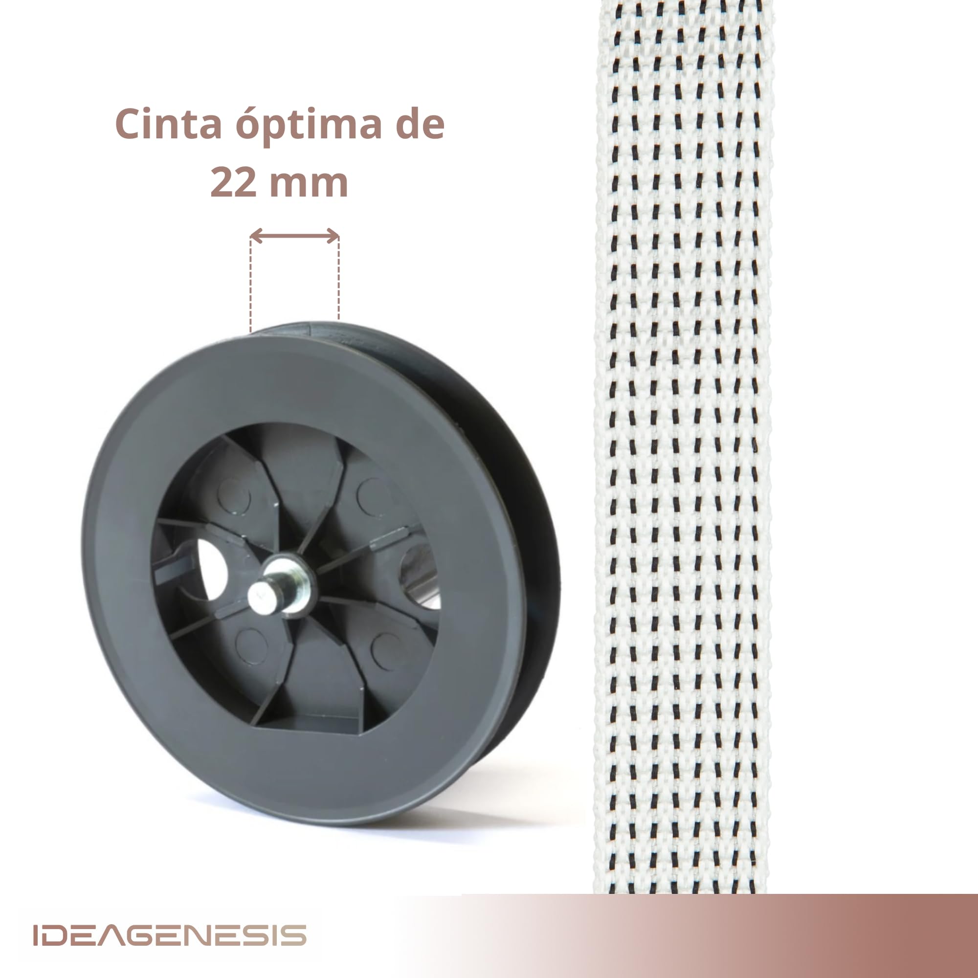IdeaGenesis - Blind disc with spigot for 22mm tapes, 22mm Tape With Spike, 150X60 - Image 3