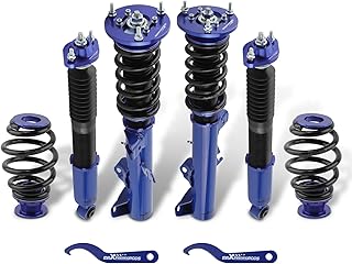 Coilovers for BMW3 E36 1990-1999 318i 318is 318ic 323i 323ic 323is 328i 328is 328ic, M3, Height Adjustable Coilovers Suspension Kit, Preset Damping Shock Absorber, Lowering Kit Blue