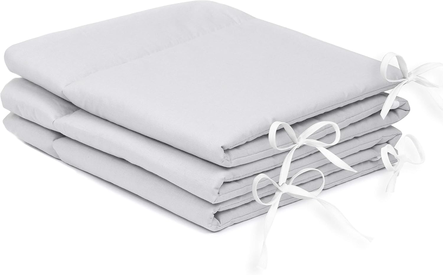 Amilian Tour De Lit Pour Bebe 4 X 30 Cm 360 X 30 Cm 180 X 30 Cm Protection Des Bords Couleur Unie Gris 180 X 30 Amazon Fr Bebe Et Puericulture