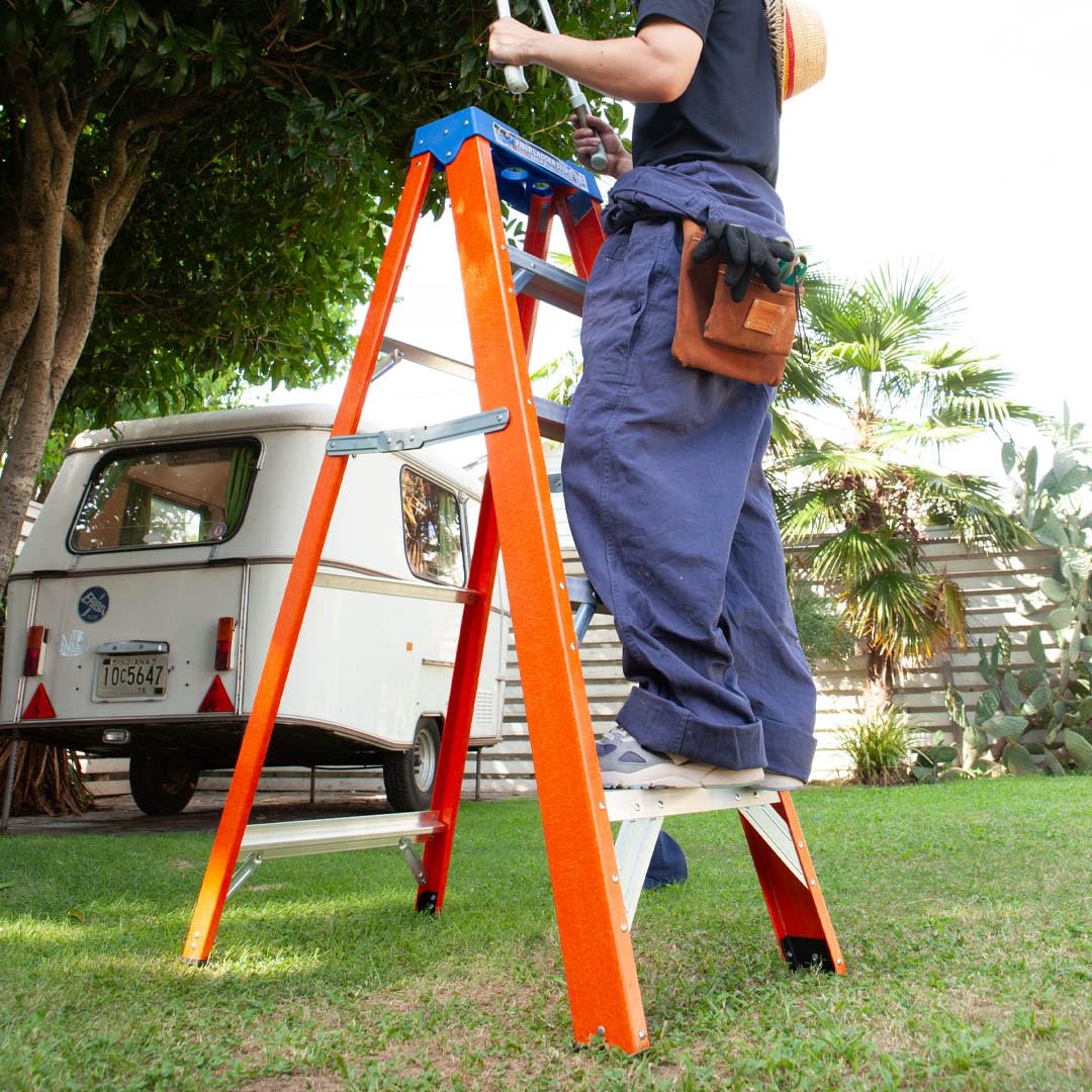 Amazon.co.jp: DULTON FIBER LADDER 3STEPS ORANGE ファイバー ラダー 