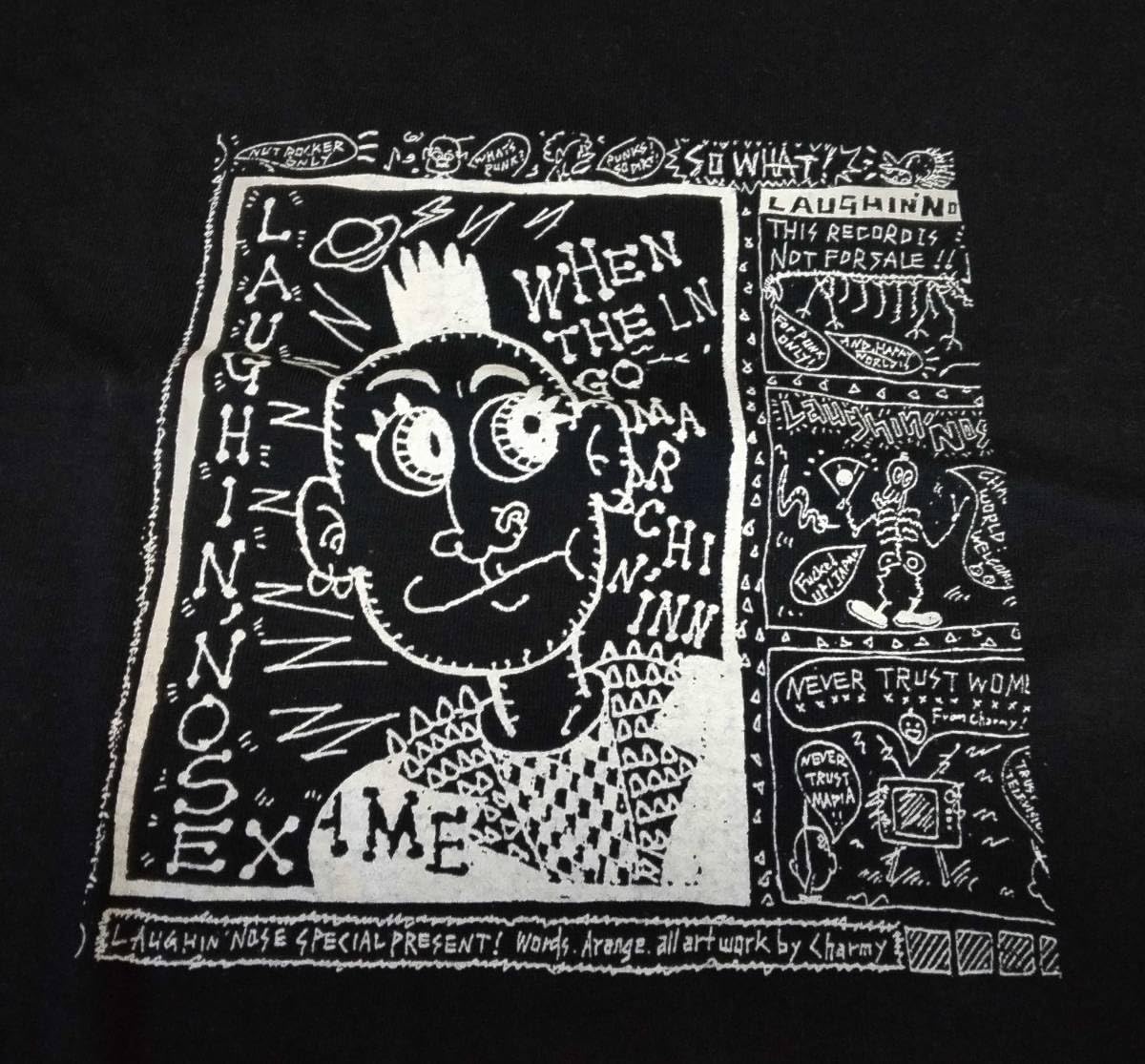 Amazon.co.jp: laughin'nose ラフィンノーズ Tシャツ 黒 XLサイズ