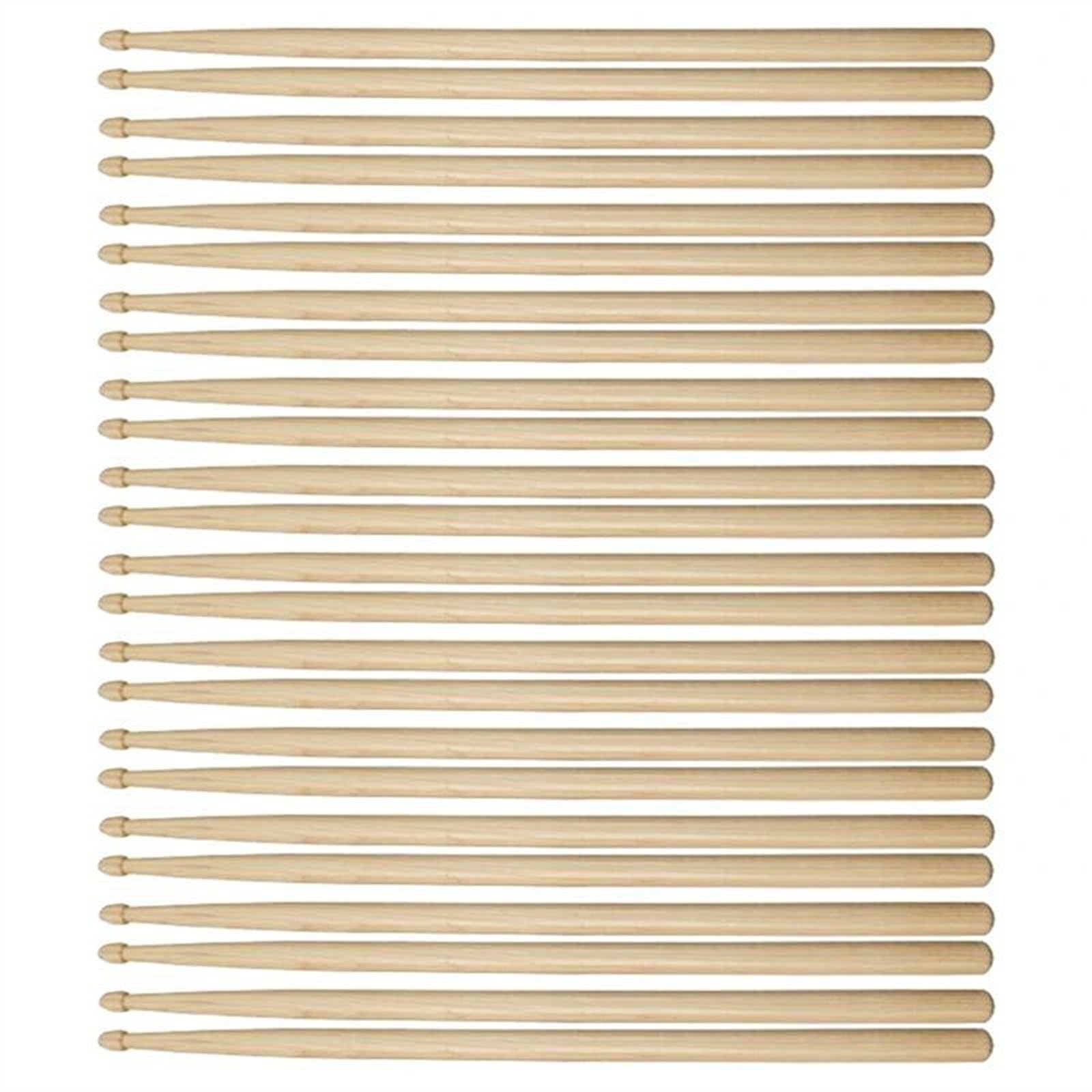 12 Pares De Baquetas 5A, Baquetas Con Punta De Madera Para Adultos Y Principiantes, Accesorios Para Juego De Batería Juego de Baquetas
