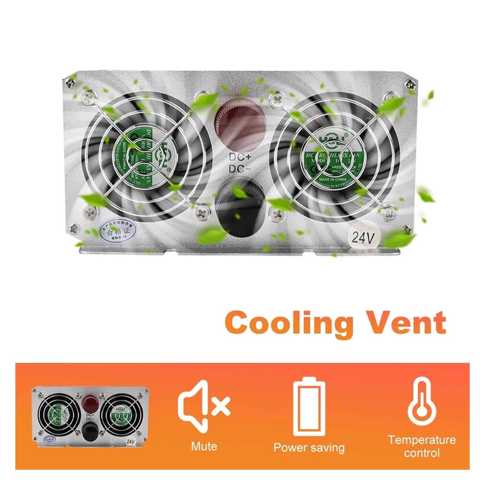 Convertidor Inversor Transformador Inversor Onda Sinusoidal Pura 3200W 4000W 5000W 6000W Potencia CC 12V/24V A CA 220V Voltaje 50/60 Hz Inversor Solar para Coche LED(24V,220V 50HZ,6000W)