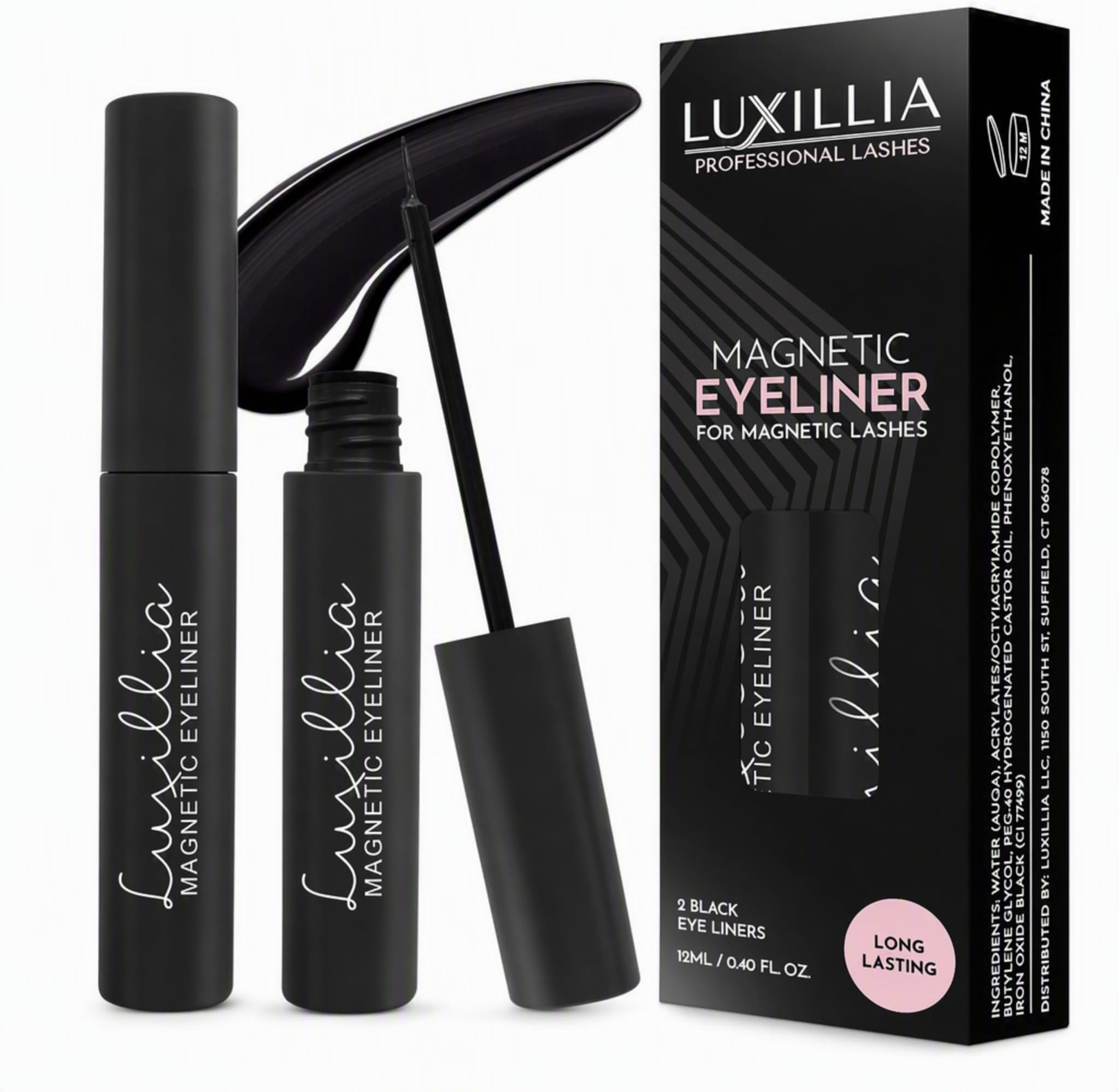 Magnetic Eyeliner for Magnetic Eyelashes, Strongest Hold, Black