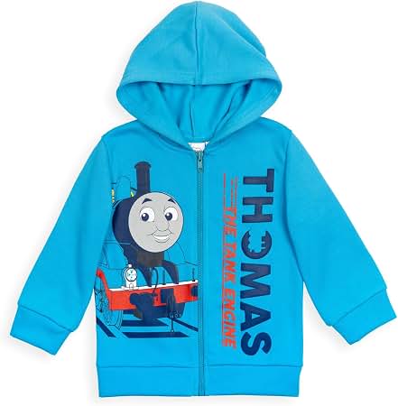 Amazon.com: THOMAS & FRIENDS Boys' Quarter-Zip Fleece Hoodie
