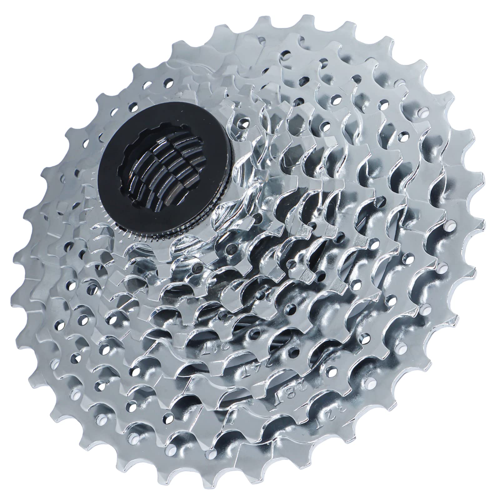 Hycline Bike Cassette 8/9 Speed 11-32T: Ultra-Light Bicycle Cassette Sprocket - Cycling Lightweight Replacement Part